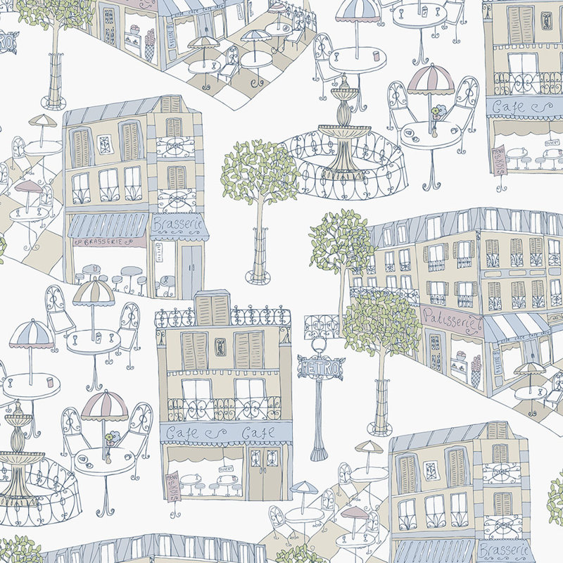 Winston Porter Weinberger 32 7 L X 20 5 W Veranda Toile Wallpaper Roll Wayfair
