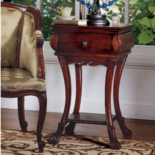 Loire Hourglass End Table With Storage by Design Toscano Purchase