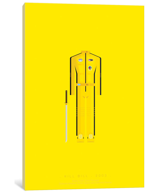 East Urban Home Famous Hollywood Costumes Series Kill Bill I Graphic Art Print On Canvas Wayfair