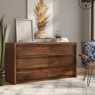 Modern Dressers And Chest Allmodern Posner 6 Drawer Double Dresser