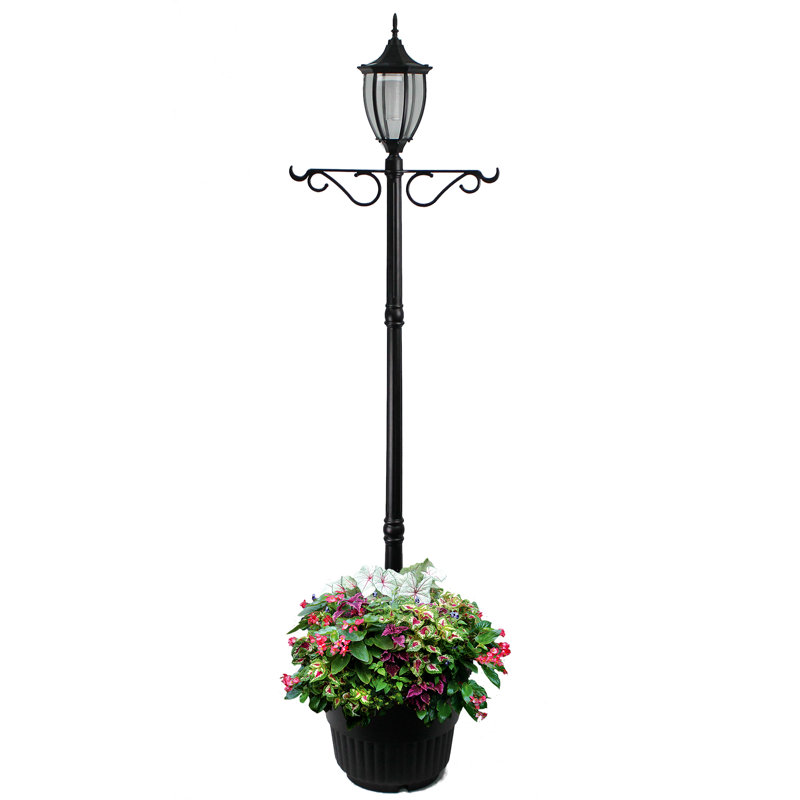 Fleur De Lis Living Sleaford Solar 9 Light Led 84 Post Light Reviews Wayfair