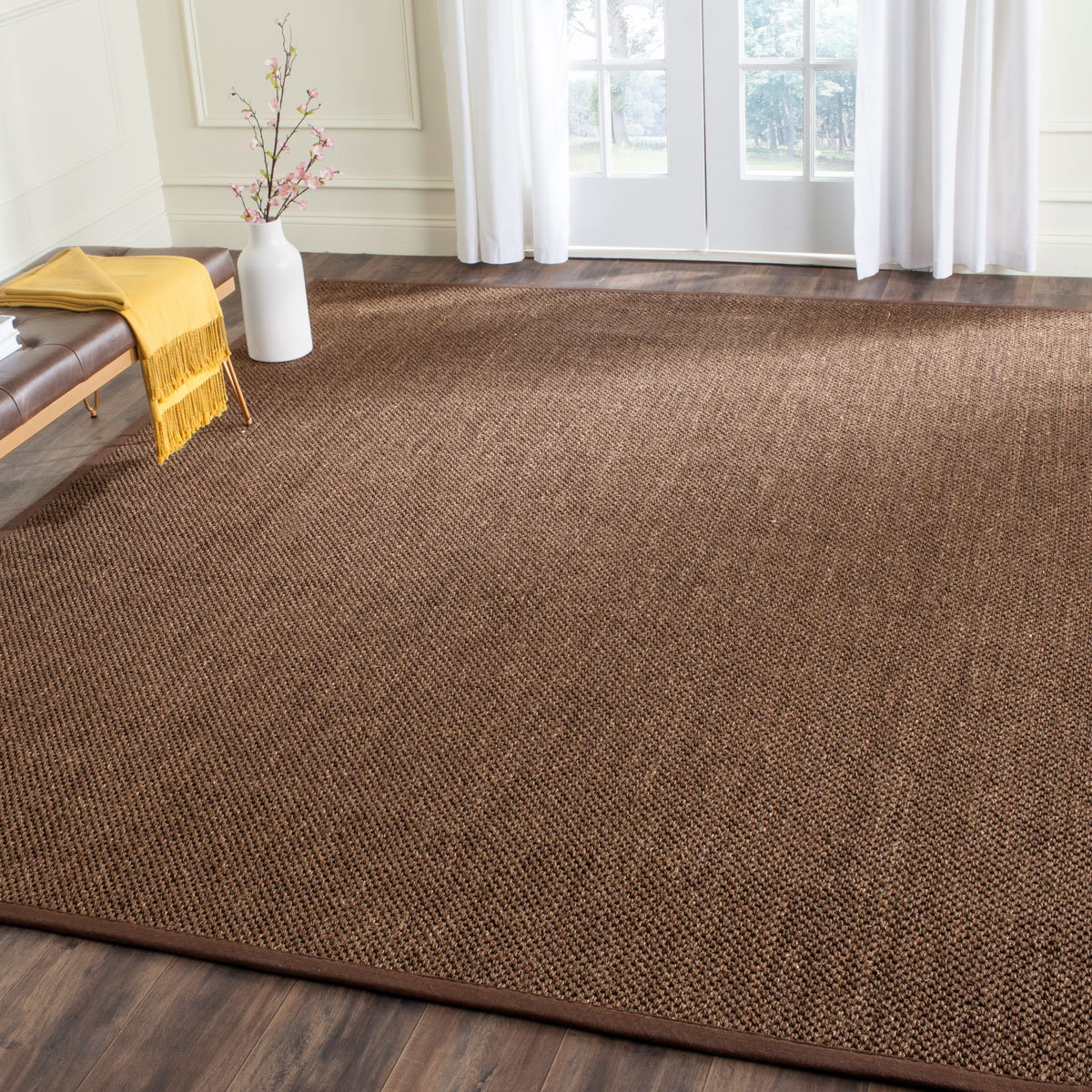 Andover Mills Jeremy Jute Brown Area Rug Reviews Wayfair Ca