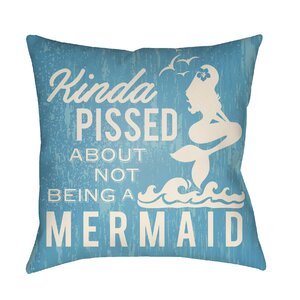 Litchfield Mermaid Indoor/Outdoor Throw Pillow