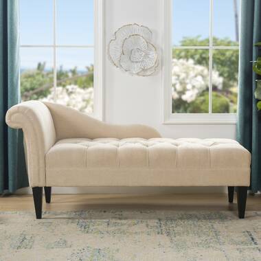 clatterbuck two flared arm chaise lounge andover mills fabric