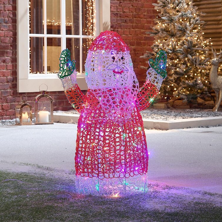 The Seasonal Aisle Father Acrylic Christmas Spun Lighted Display ...