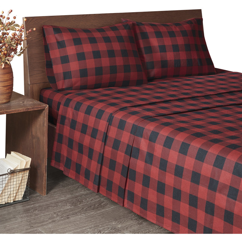 Woolrich Flannel Cotton Sheet Set Reviews Wayfair