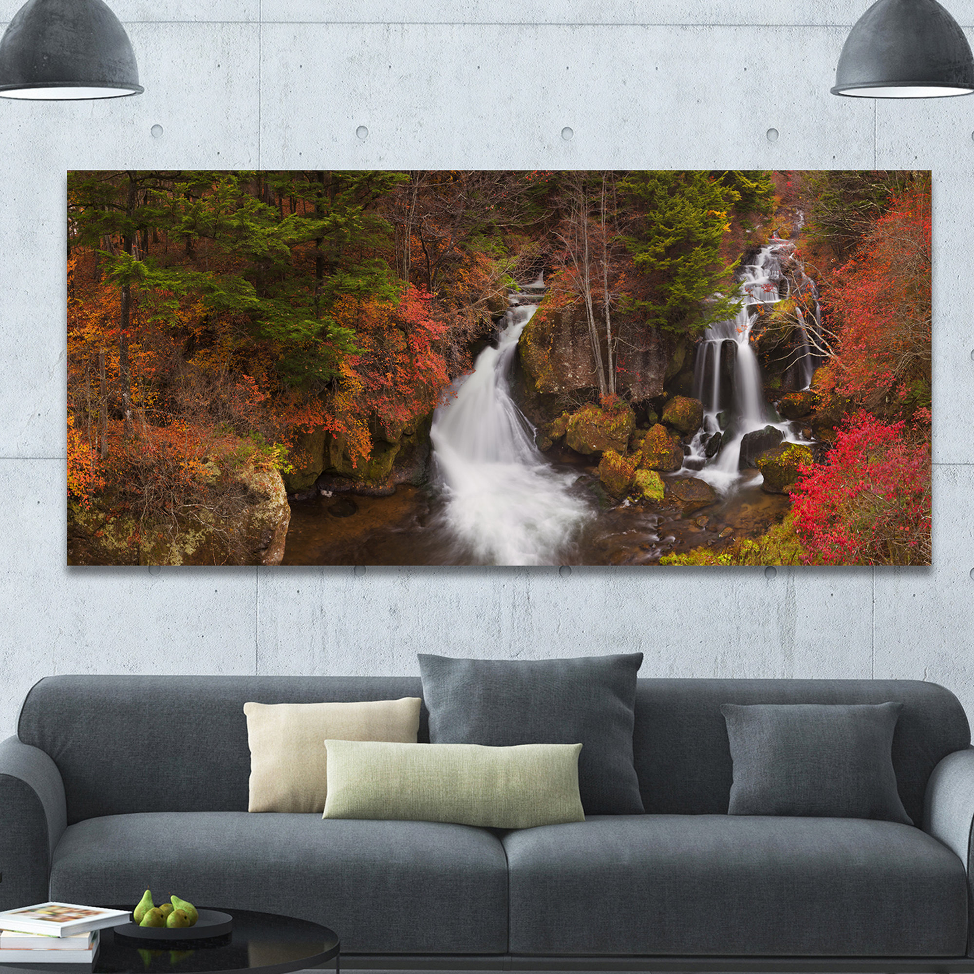 Designart Ryuzu Falls Near Nikko Japan Photographic Print On Wrapped Canvas Wayfair