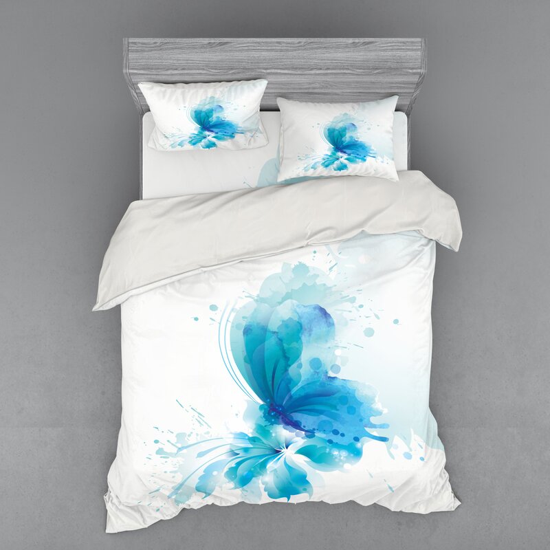 East Urban Home Watercolor Duvet Cover Set Wayfair