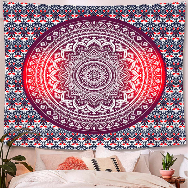 Wall Hangings Bedspread by Funky People Circle Spiral Tie ...