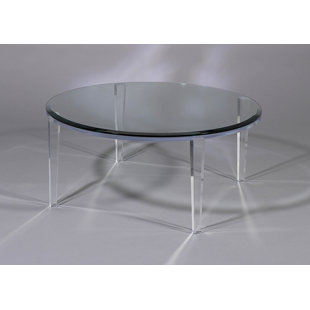 Angelo Coffee Table with Glass Top by Shahrooz