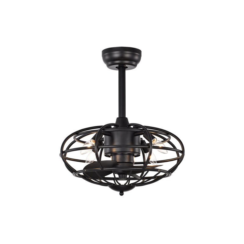Brayden Studio 18 Fortine 3 Blade Ceiling Fan With Remote Control And Light Kit Included Reviews Wayfair