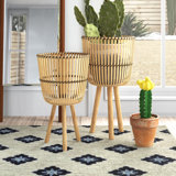 Pot Rattan Planters You Ll Love In 2021 Wayfair