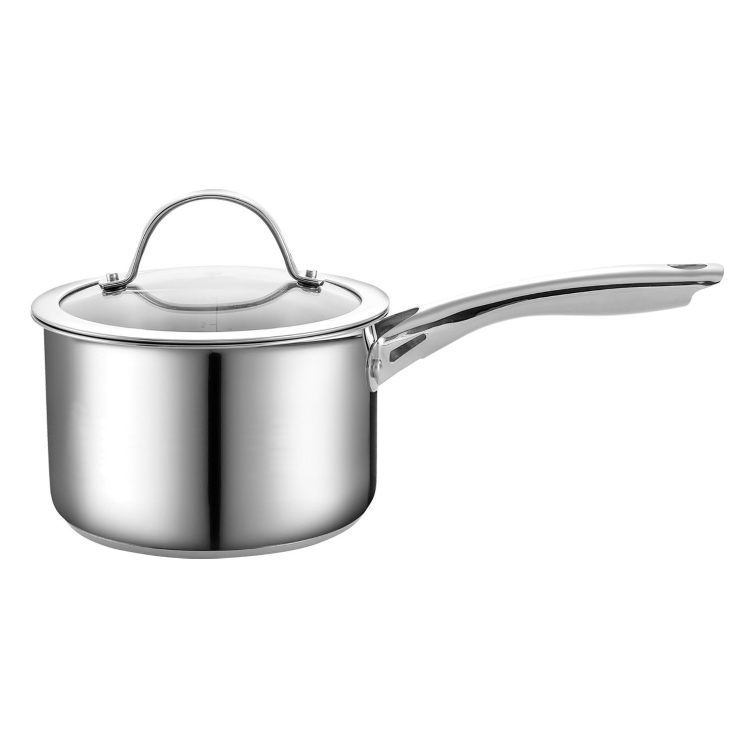 Cooks Standard Classic Stainless steel Saucepan with Lid & Reviews Wayfair