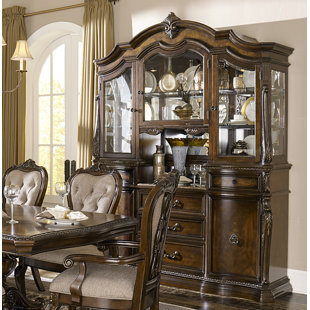 Go to store & view more images Astoria Grand West Console China Cabinet (Set of 2)