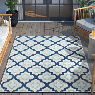 Wayfair | Blue Outdoor Rugs You'll Love in 2022