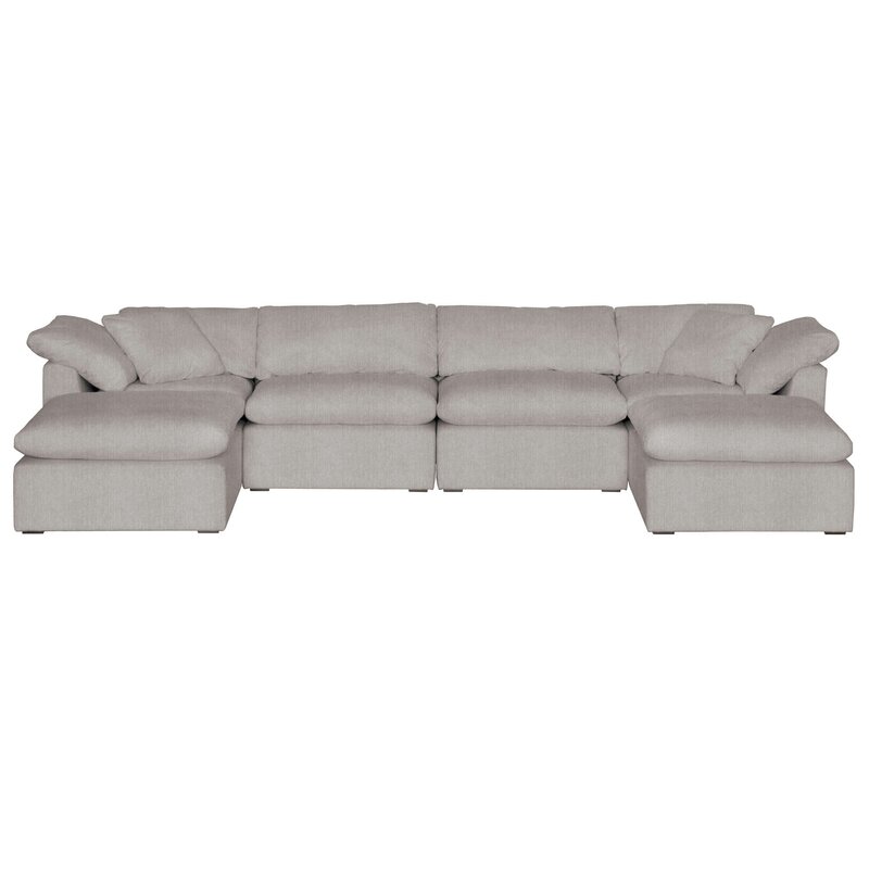 Orren Ellis Plattsmouth Sectional Sofa with Cushions