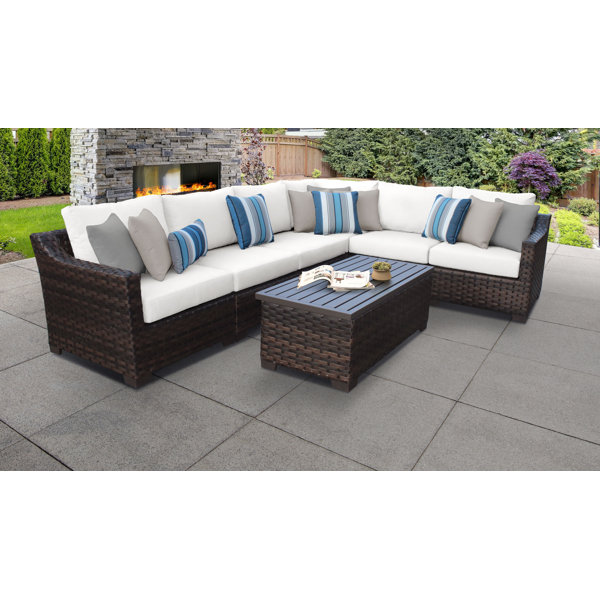 7 Piece Outdoor Sectional Wayfair