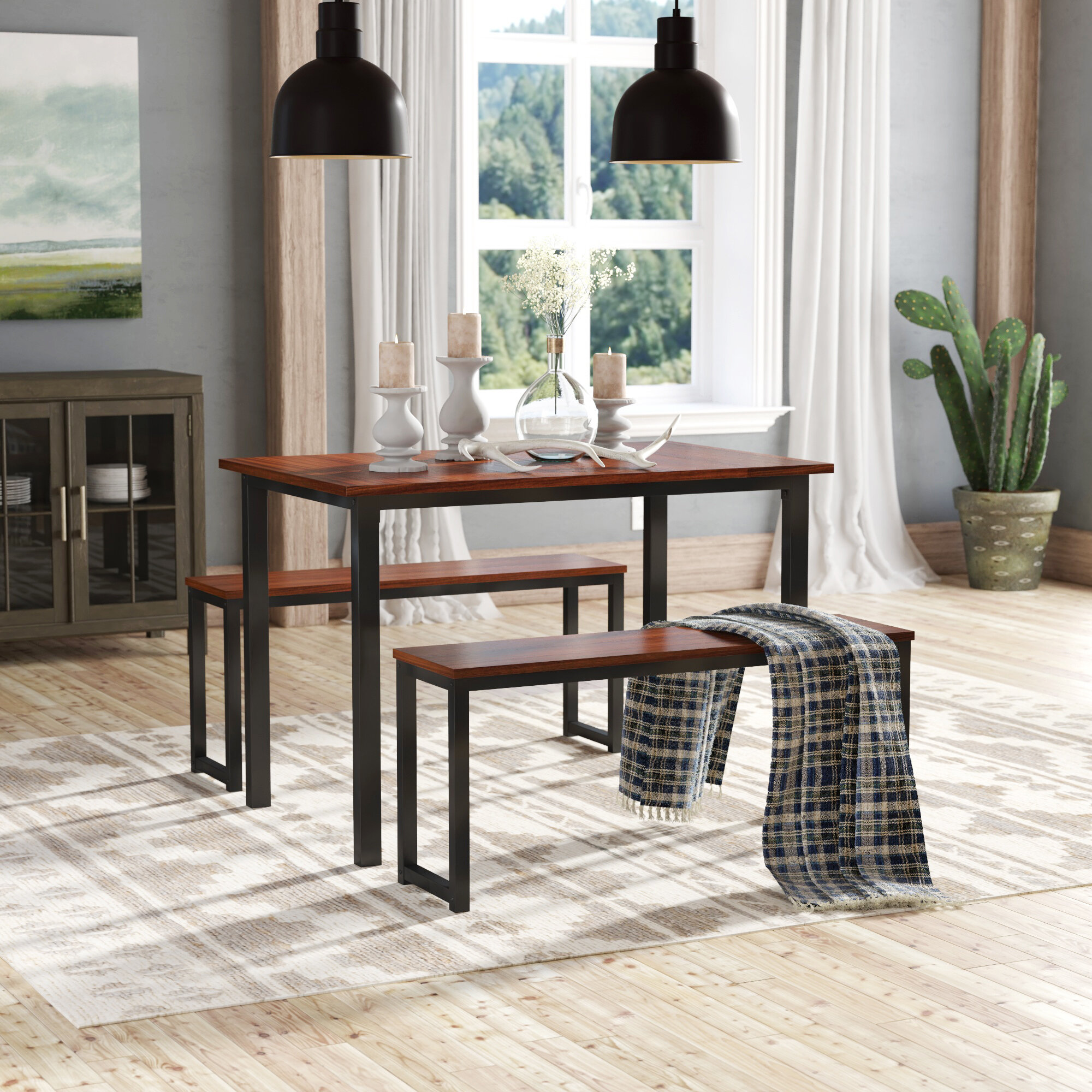 Dining Table With Bench Kitchen Dining Room Sets You Ll Love In 2021 Wayfair