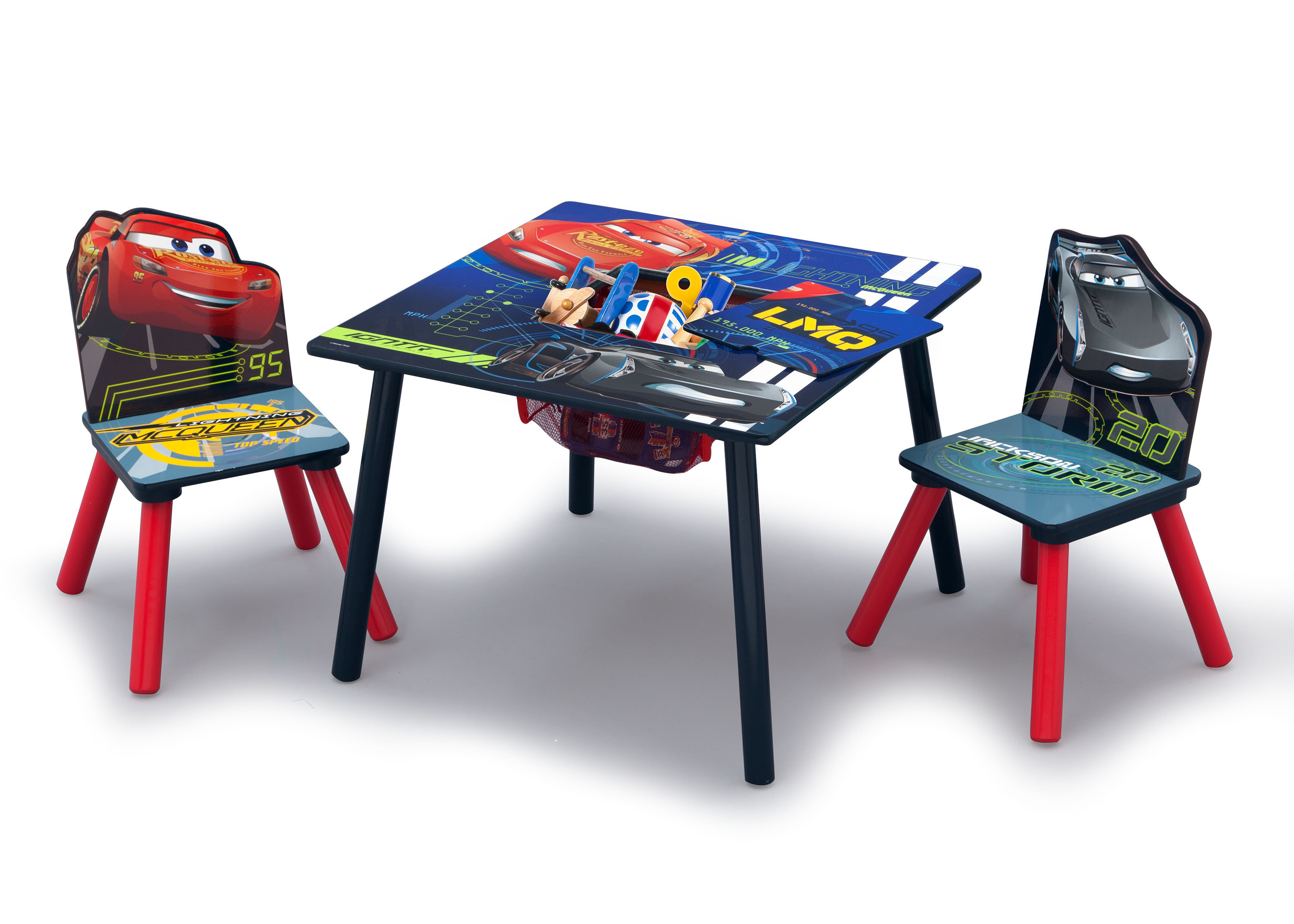 Delta Children Disney Pixar Cars Kids 3 Piece Play Table And Chair Set Reviews Wayfair