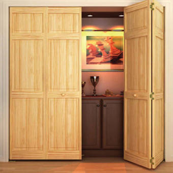 Colonial Elegance Frosted Glass Wood Unfinished Milan Barn Door