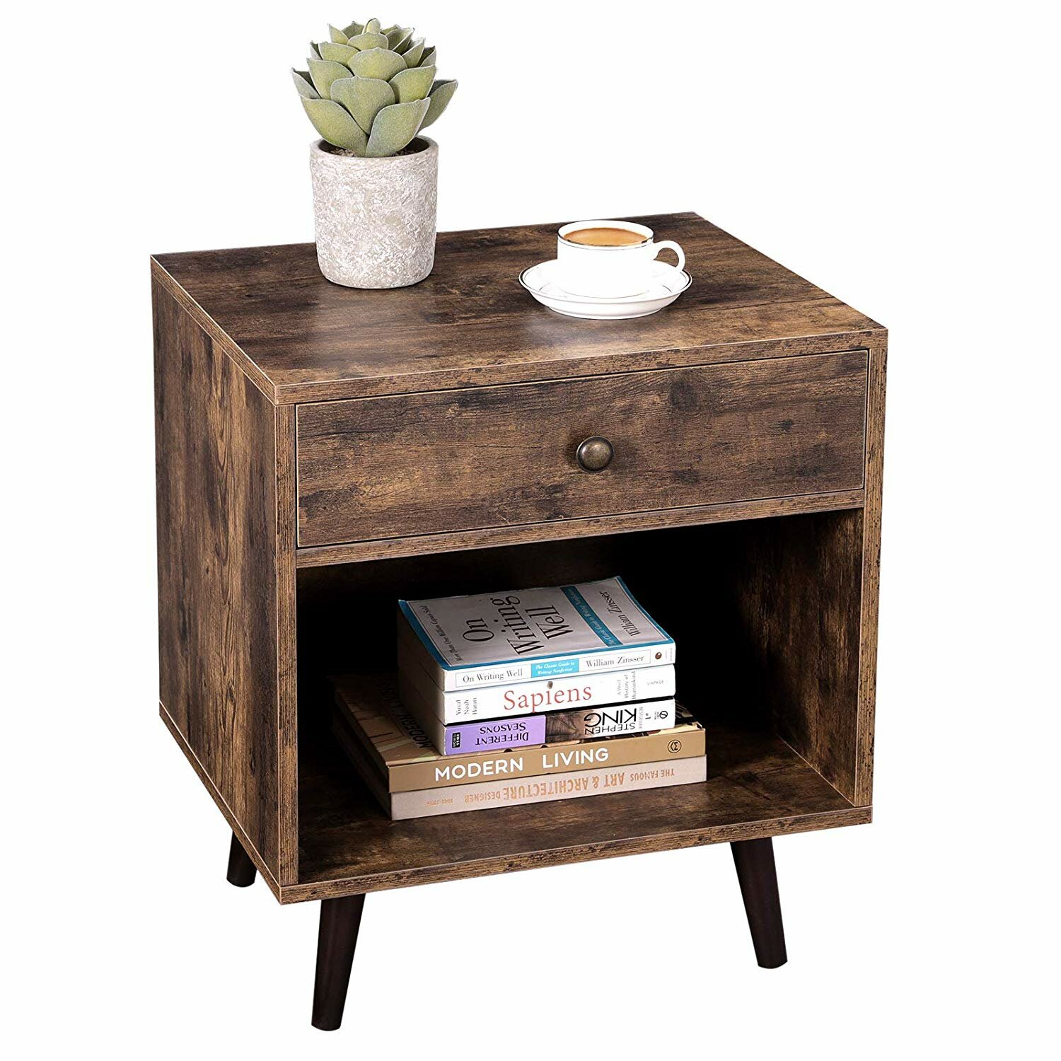 Union Rustic Hera 1 Drawer Bedside Table Reviews Wayfaircouk