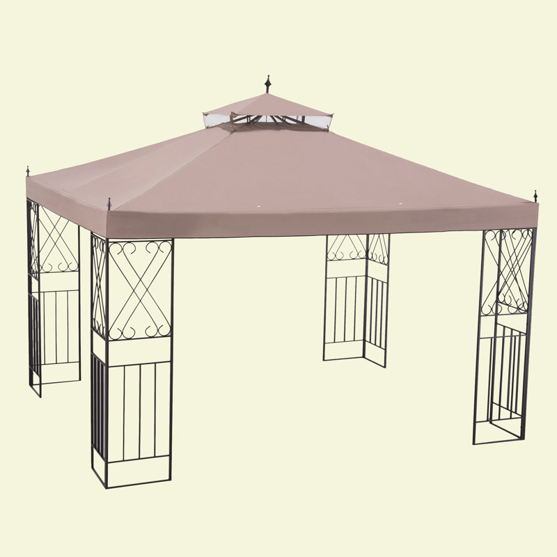 Sunjoy Parlay 12 Ft. W x 10 Ft. D Steel Patio Gazebo & Reviews Wayfair