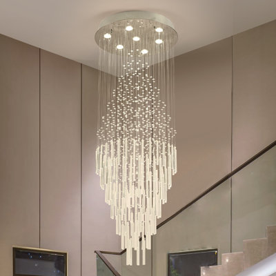 Yazzie 7 - Light Statement Chandelier with Crystal Accents