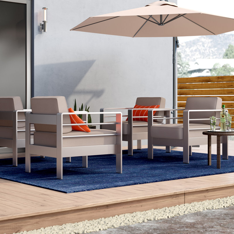 Brayden Studio Royalston Outdoor Patio Chair With Sunbrella