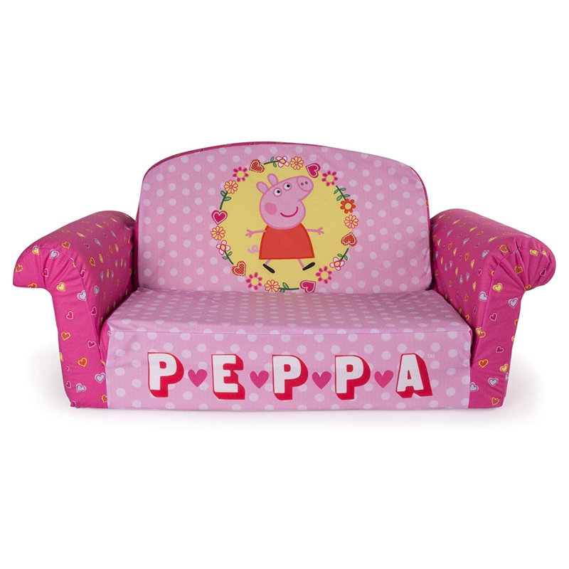 Marshmallow Furniture Peppa Pig 2 In 1 Flip Open Kids Foam Wayfair