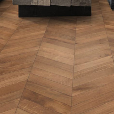 Chevron 12 Engineered Oak Hardwood Flooring Kahrs Finish Light Brown