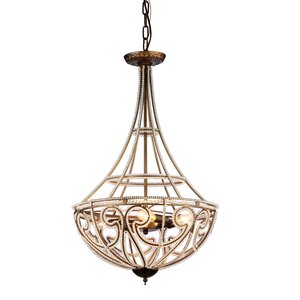 Hercules Scale 4-Light Crystal Chandelier