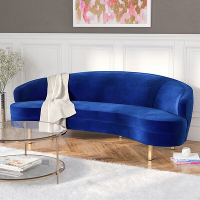 Blue Velvet Sofas You'll Love | Wayfair