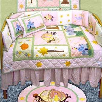 Patch Magic Fairy Tale Princess 9 Piece Crib Bedding Set Wayfair Fairy Tale Princess 9 Piece Crib Bedding Set