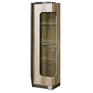 Go to store & view more images Taraji Glass Door Display Lighted China Cabinet by Orren Ellis