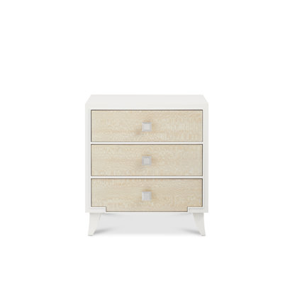 Solid Wood Cannes White Luxury 2+3 Chest of Drawers Solid Wood Storage Bedroom 