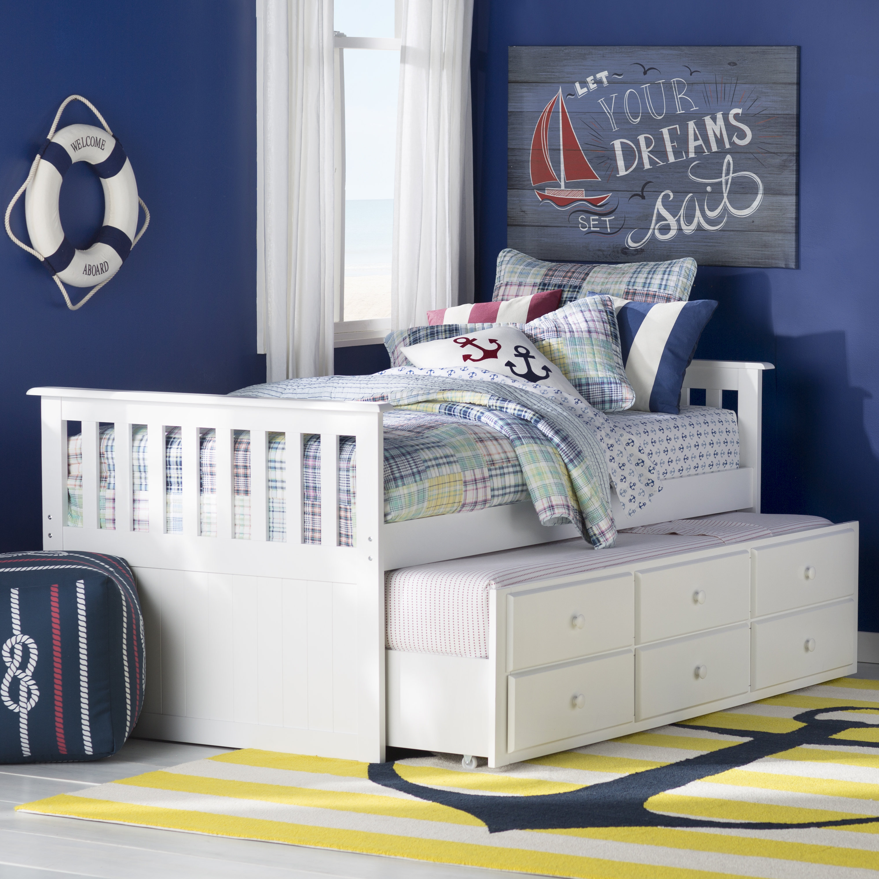 Rosina Twin Captain Bed With Storage