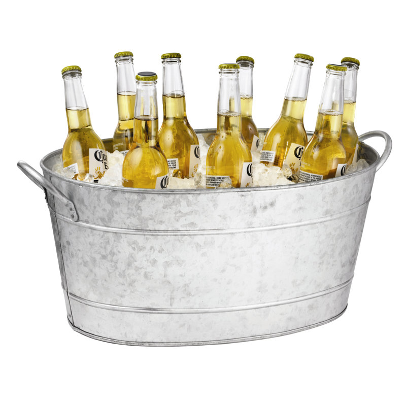 710 Oz. Galvanized Steel Beverage Tub