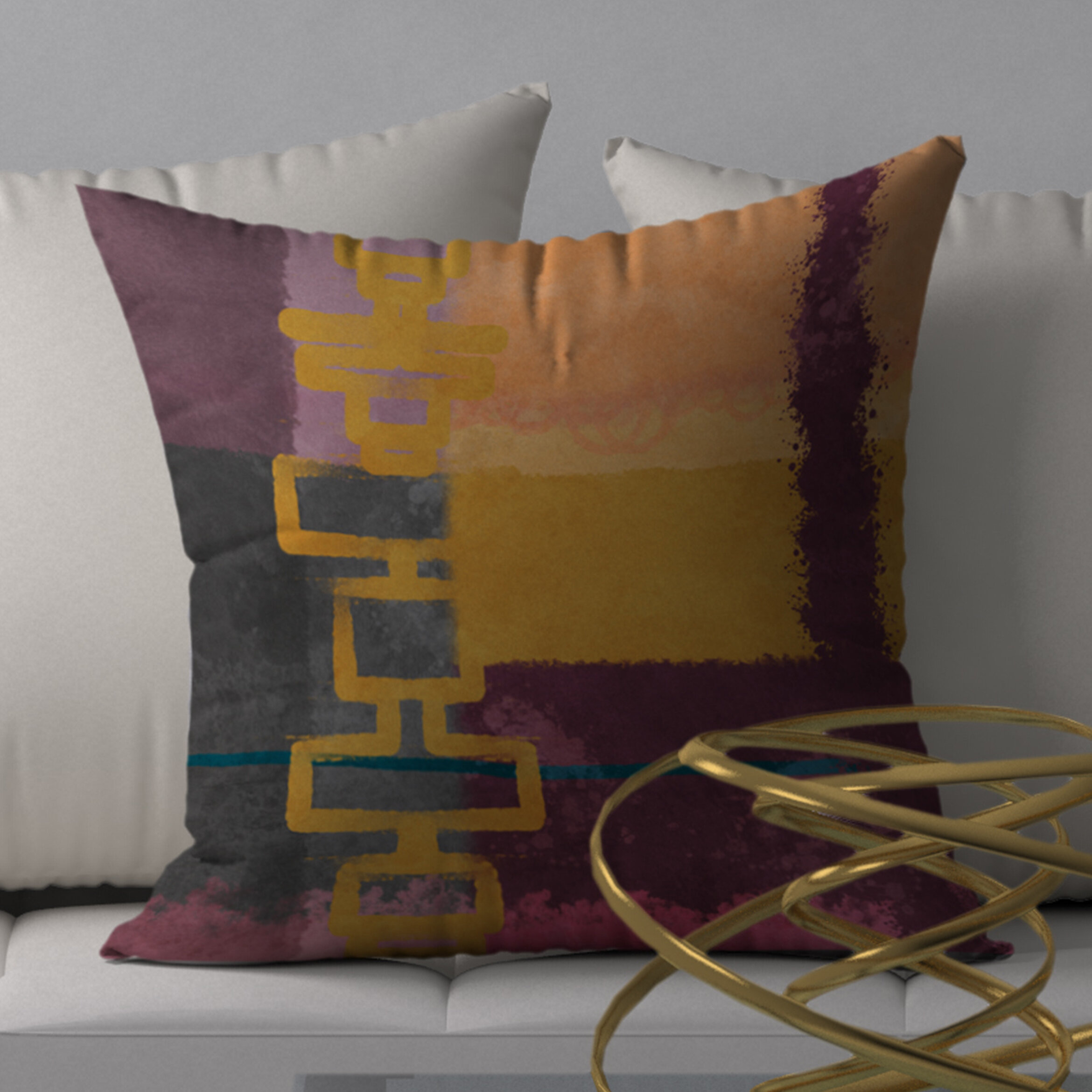 Orren Ellis Isa Popular Singular Square Pillow Cover & Insert | Wayfair