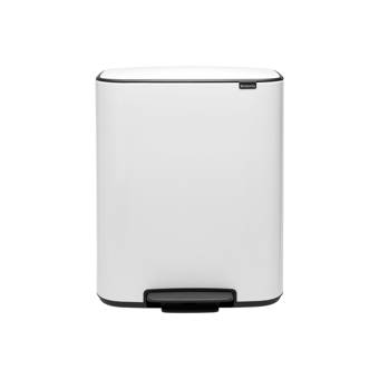 Brabantia Bo Stainless Steel 16 Gallon Step On Multi Compartments Trash And Recycling Bin Reviews Wayfair