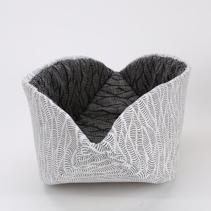 Modern Abstract Black and White Cat Bed