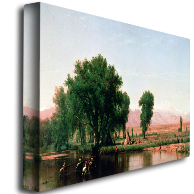 Trademark Art Crossing The Ford Colorado By Thomas Worthington