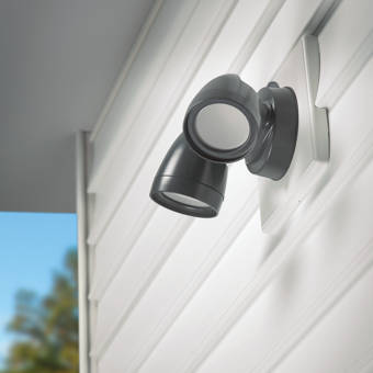 Williston Forge Cosner 120 Watt Outdoor Security Flood Light With Motion Sensor Reviews Wayfair