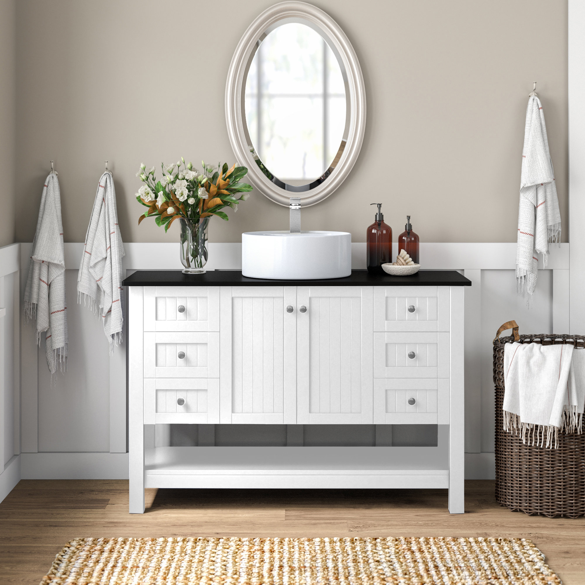 Rosecliff Heights Barnhart 48 Single Bathroom Vanity Set Reviews Wayfairca