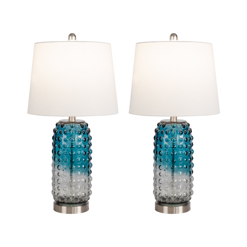 blue table lamp set