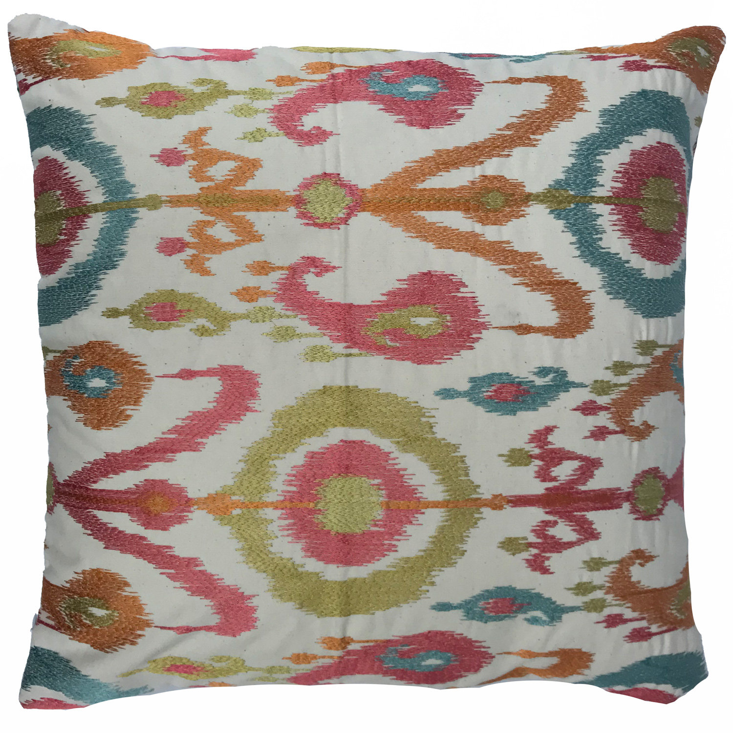 ikat throw pillows