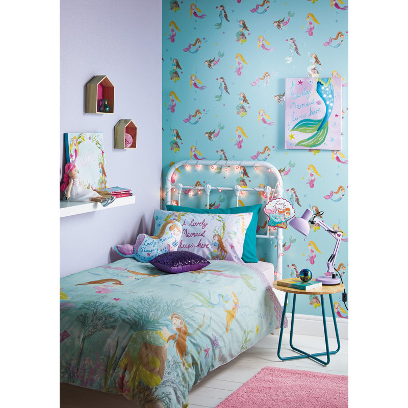 Arthouse Mermaid World 31 5 L X 21 W Figural Wallpaper Roll