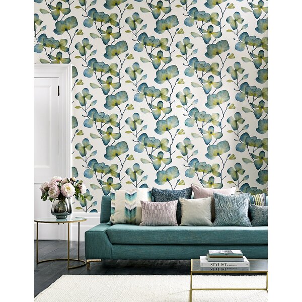 Harlequin Kienze Floral Metallic Wallpaper Roll & Reviews | Perigold