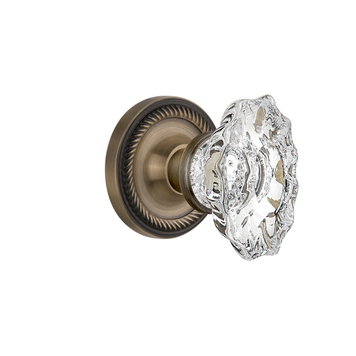 Nostalgic Warehouse Crystal Chateau Privacy Door Knob With Rope