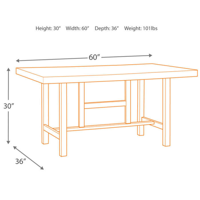 Charline Standard Height Dining Table Charline Standard Height Dining Table