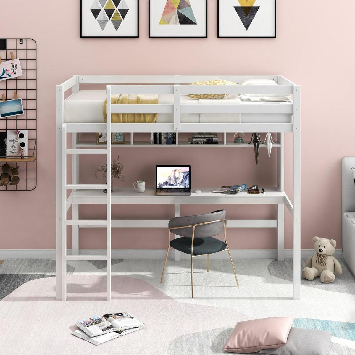 wayfair bed desk